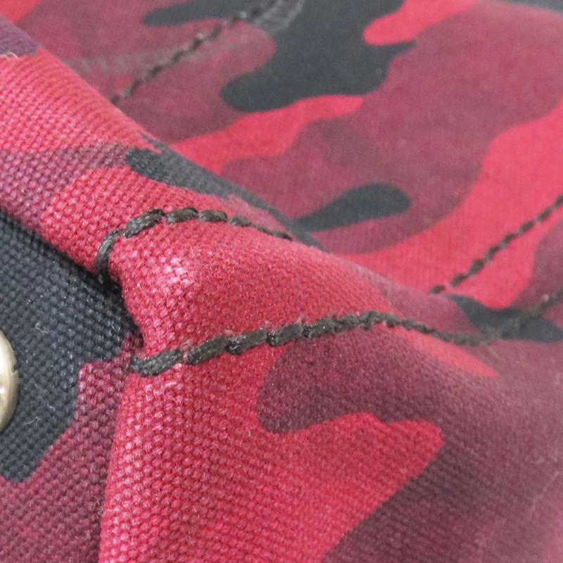 紅色迷彩 帆布 兩用包【PRADA 普拉達】 B2642B-11