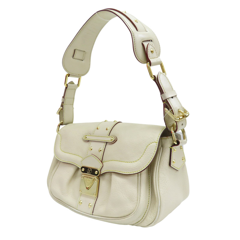白色 Suhali牛皮 Le Confident 肩背包【LOUIS VUITTON LV 路易威登】 M91782-2