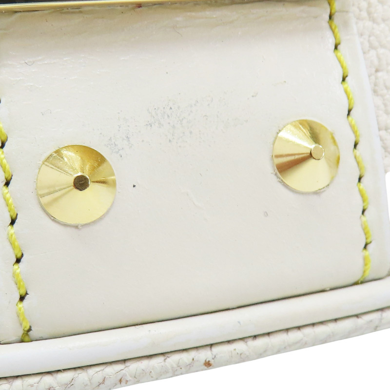 白色 Suhali牛皮 Le Confident 肩背包【LOUIS VUITTON LV 路易威登】 M91782-15