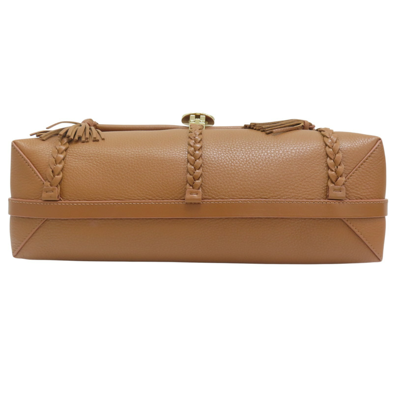 棕色 牛皮 两用包【Chloe 克羅伊】 CHC23US569K15247-3