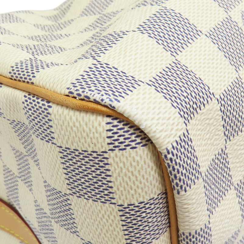 白色 棋盤格 PVC塗層帆布 Speedy Bandoriere 30 兩用包【LOUIS VUITTON LV 路易威登】 N41373-10