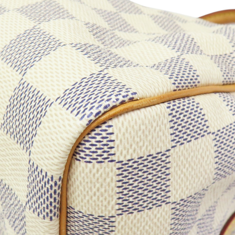 白色 棋盤格 PVC塗層帆布 Speedy Bandoriere 30 兩用包【LOUIS VUITTON LV 路易威登】 N41373-13