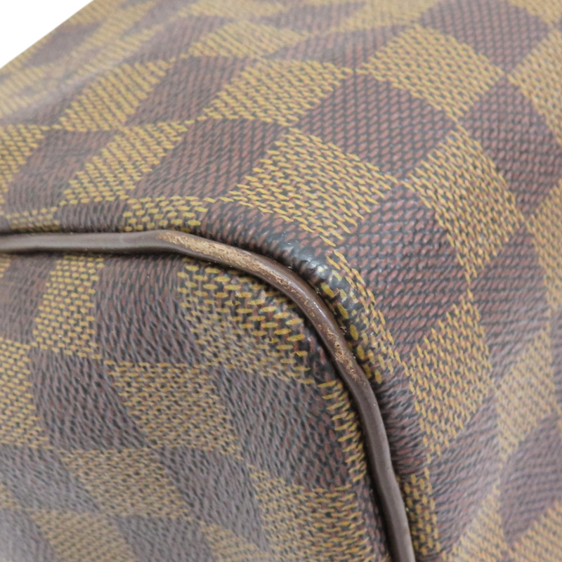 棕色 棋盤格 帆布 Speedy25 手提包【LOUIS VUITTON LV 路易威登】 N41532-8