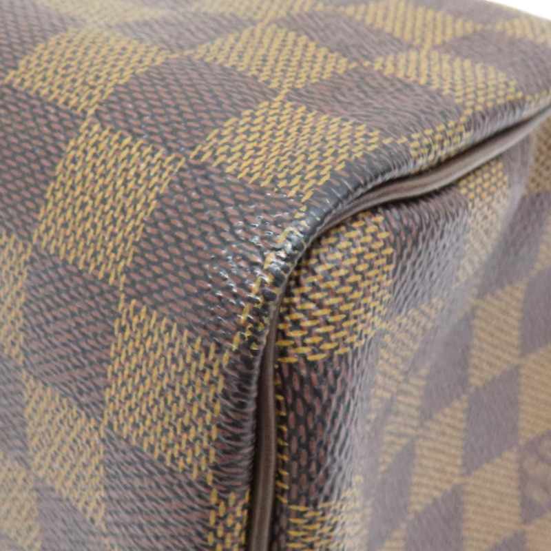 棕色 棋盤格 帆布 Speedy25 手提包【LOUIS VUITTON LV 路易威登】 N41532-9