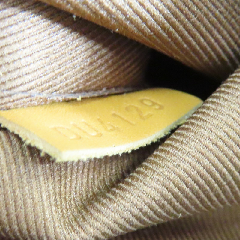 棕色 原花 PVC塗層帆布 Milk Box 肩背包 M44877-6