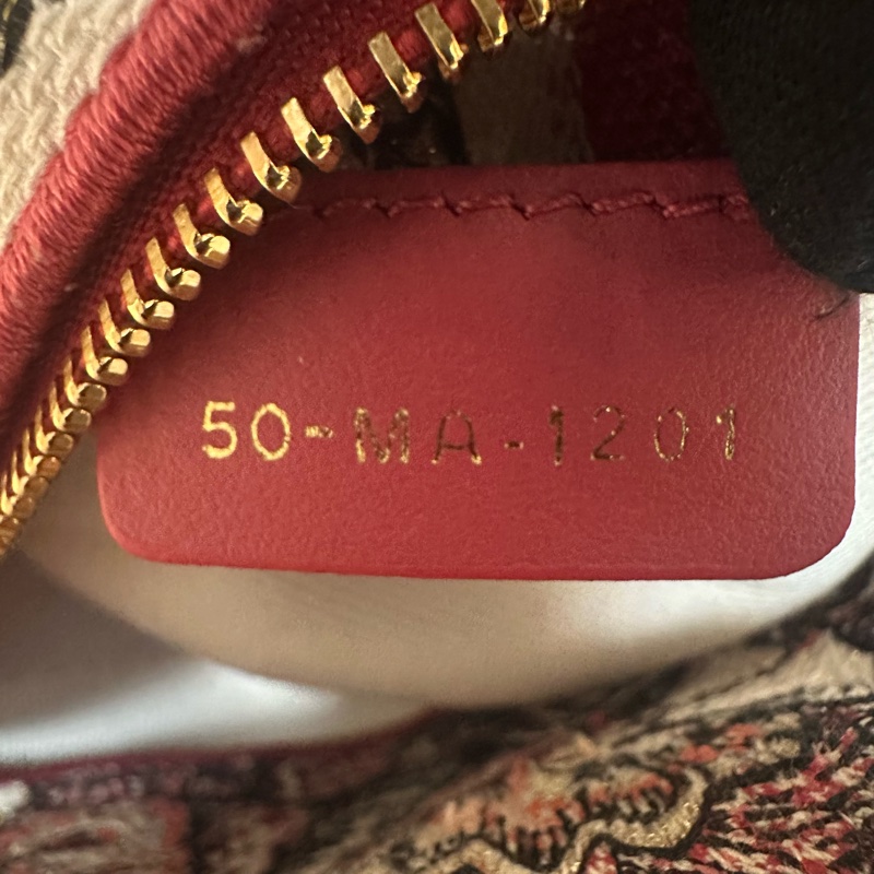 DIOR迪奥 Lady D-Lite 蝴蝶刺绣拼色戴妃包手提斜挎单肩包-8