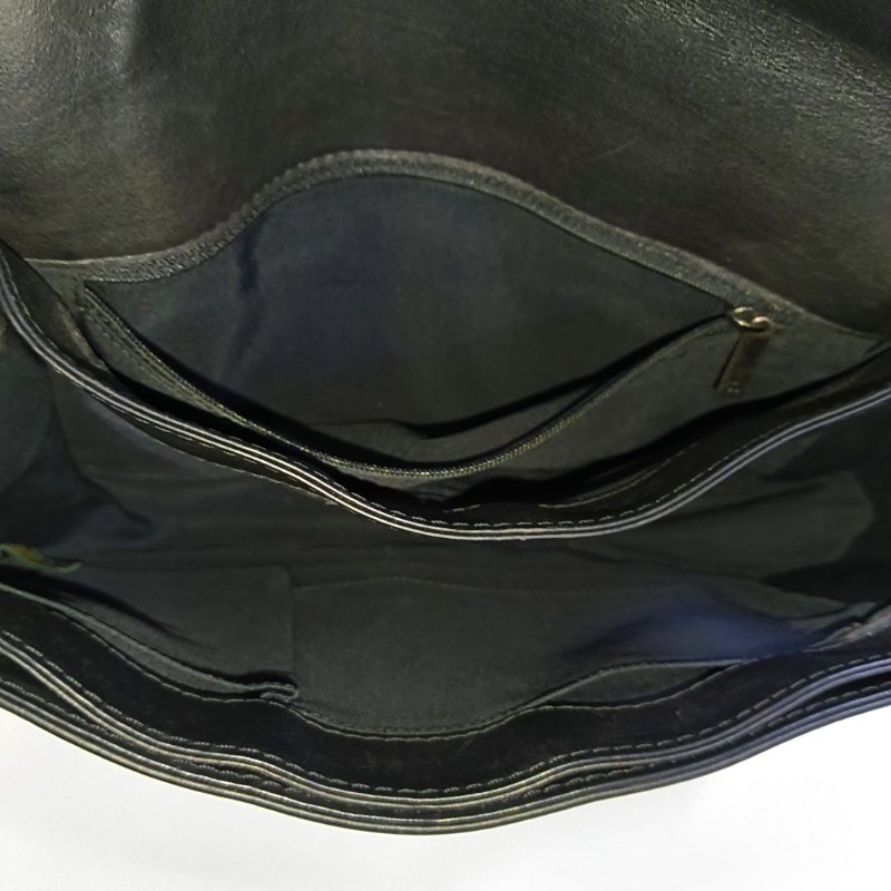 CHANEL BOY CHANEL 大號 黑色荔枝紋新牛皮菱格紋絎縫斜挎包 釕色五金 18開 可拆卸肩帶-6