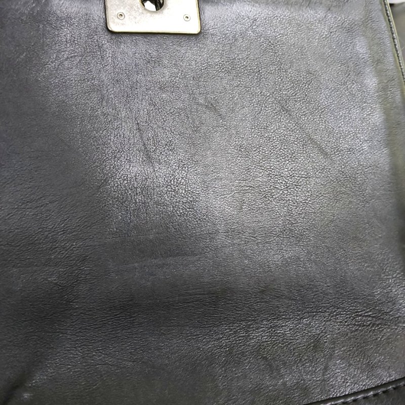 CHANEL BOY CHANEL 大號 黑色荔枝紋新牛皮菱格紋絎縫斜挎包 釕色五金 18開 可拆卸肩帶-11