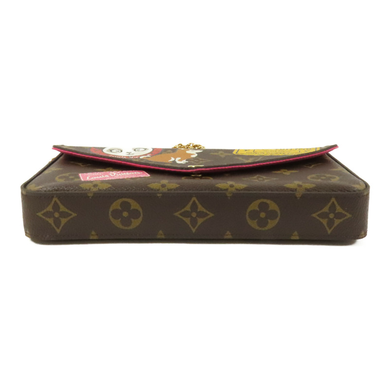 LOUIS VUITTON 【激減優惠】Monogram Pochette Felicie金扣鏈帶肩背袋-3