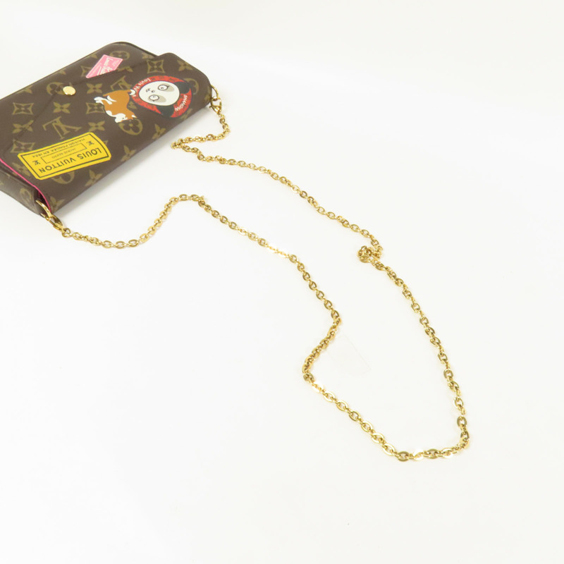 LOUIS VUITTON 【激減優惠】Monogram Pochette Felicie金扣鏈帶肩背袋-4