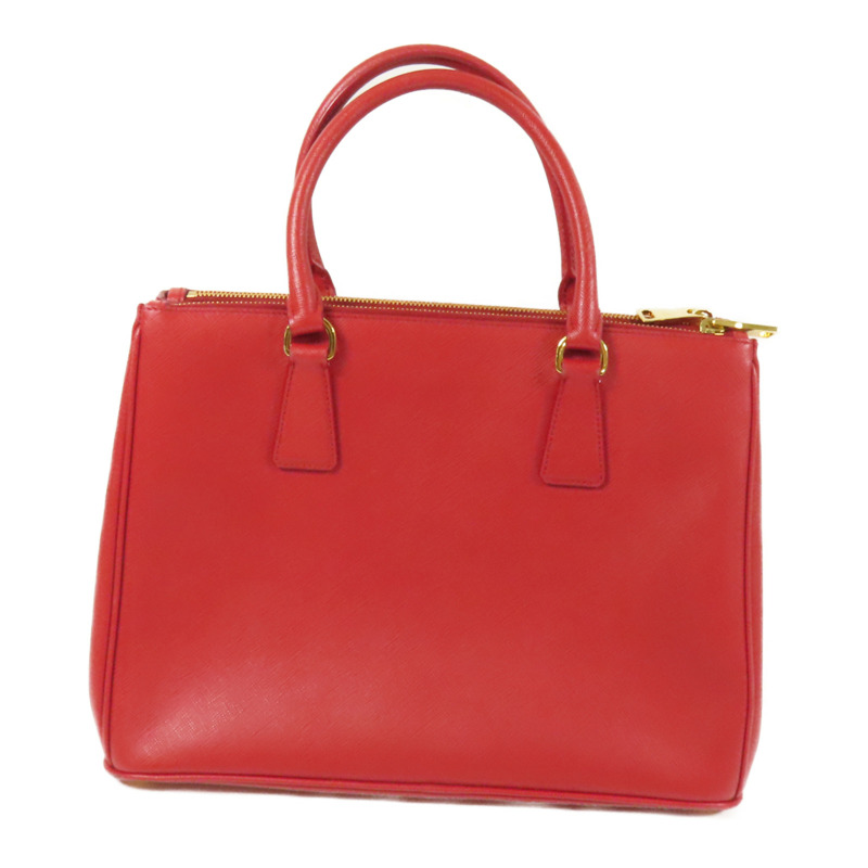 PRADA Saffiano皮革Shoulder Bag金扣手挽肩背兩用袋-1