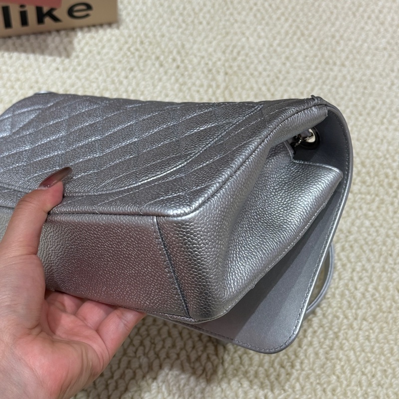 Chanel vanity filigree 大雙C鏈條包 22開 尺寸約22x13-4