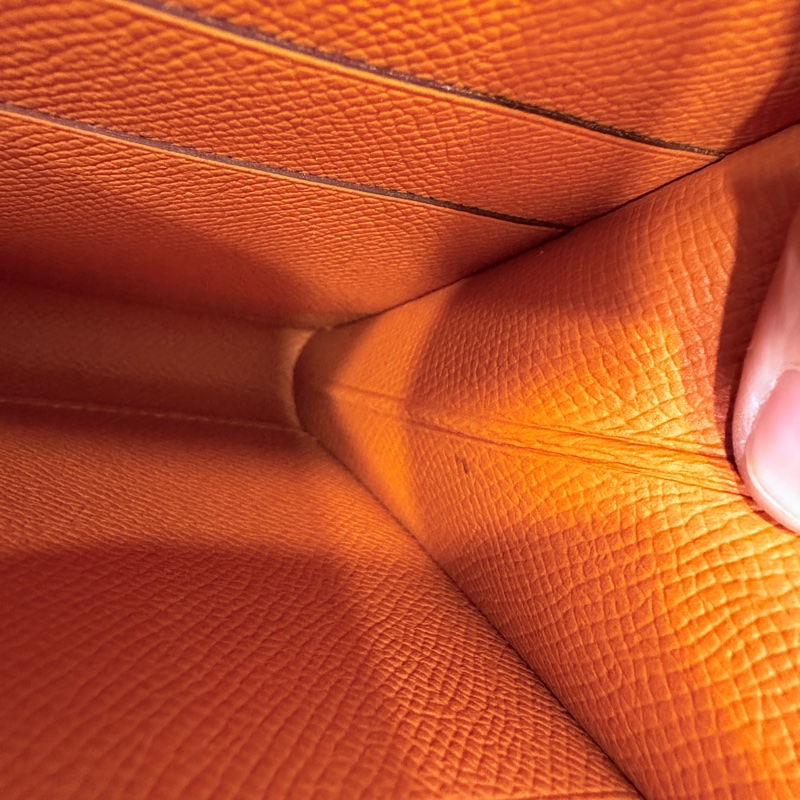 hermes 愛馬仕 clic 16 經典橙 愛馬仕橘 銀釦 手拿包 晚宴包 斜背包 側背包 肩背包-18