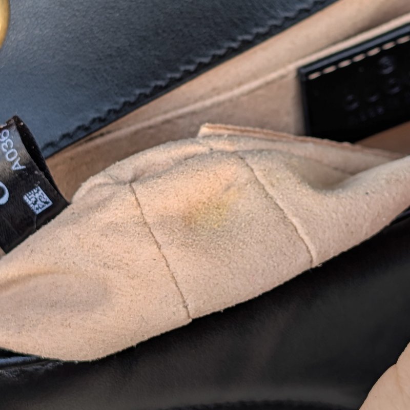 Gucci marmont 22黑金經典三用包-6