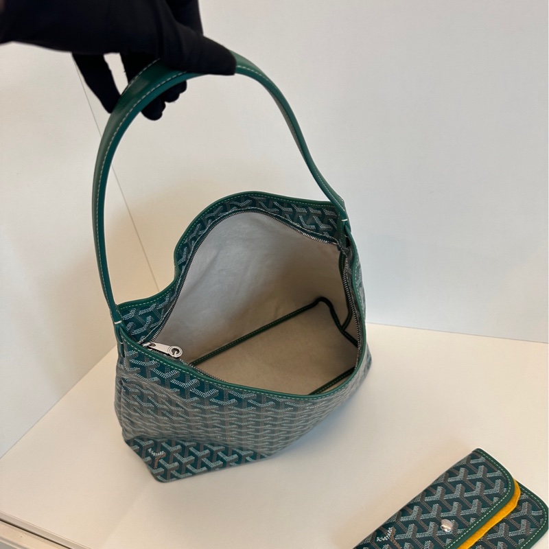 【近新閒置❤️】 Goyard  Boheme Hobo 綠色 子母腋下購物袋 手提包單肩包-7