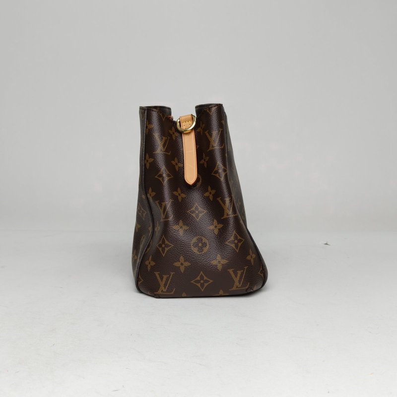 LOUIS VUITTON Montaigne蒙田中號33老花PVC金扣2016肩背包-3