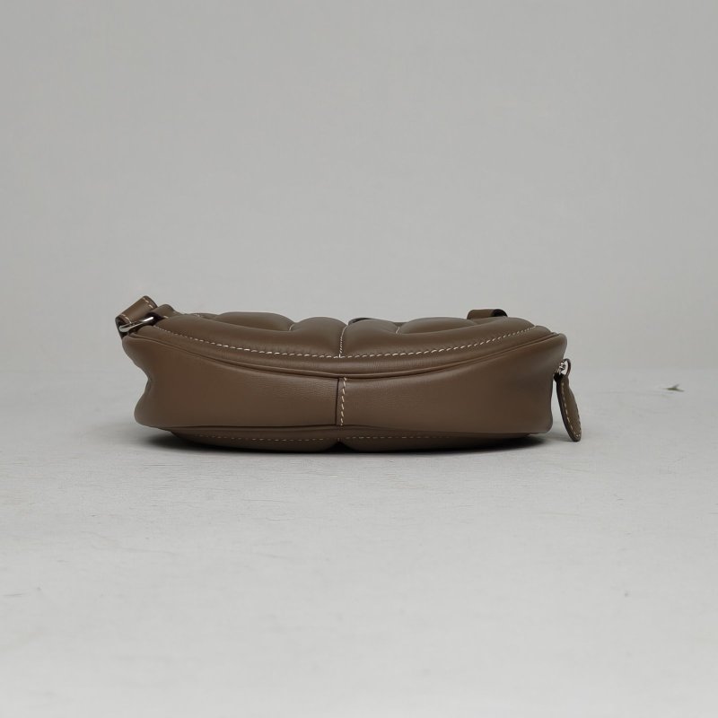 HERMES Roulis豬鼻子intheloop腰包18大象灰Swift皮Y刻銀扣肩背包-4