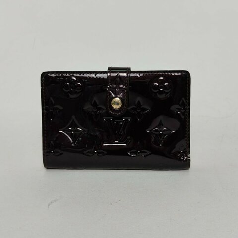 LOUIS VUITTON 車厘子紅漆皮2015錢包肩背包