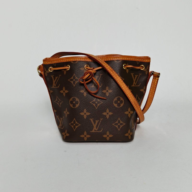 LOUIS VUITTON NOÉ水桶包Nano13老花PVC金扣2019肩背包-0