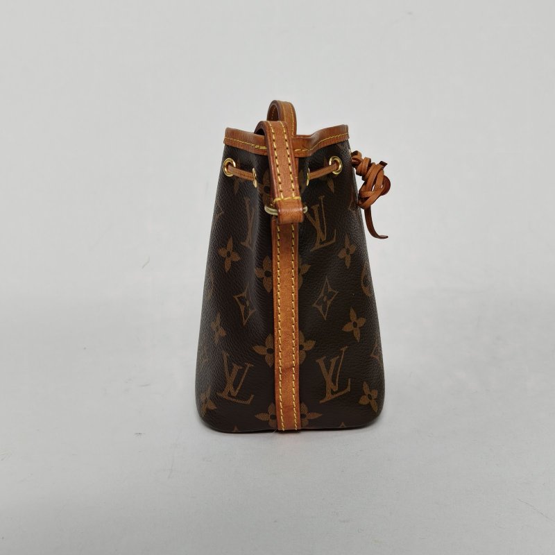 LOUIS VUITTON NOÉ水桶包Nano13老花PVC金扣2019肩背包-4