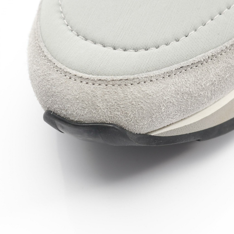 愛馬仕 Miles 運動鞋，皮革/織物，灰色/白色/黑色，二手，女款 36 碼-8