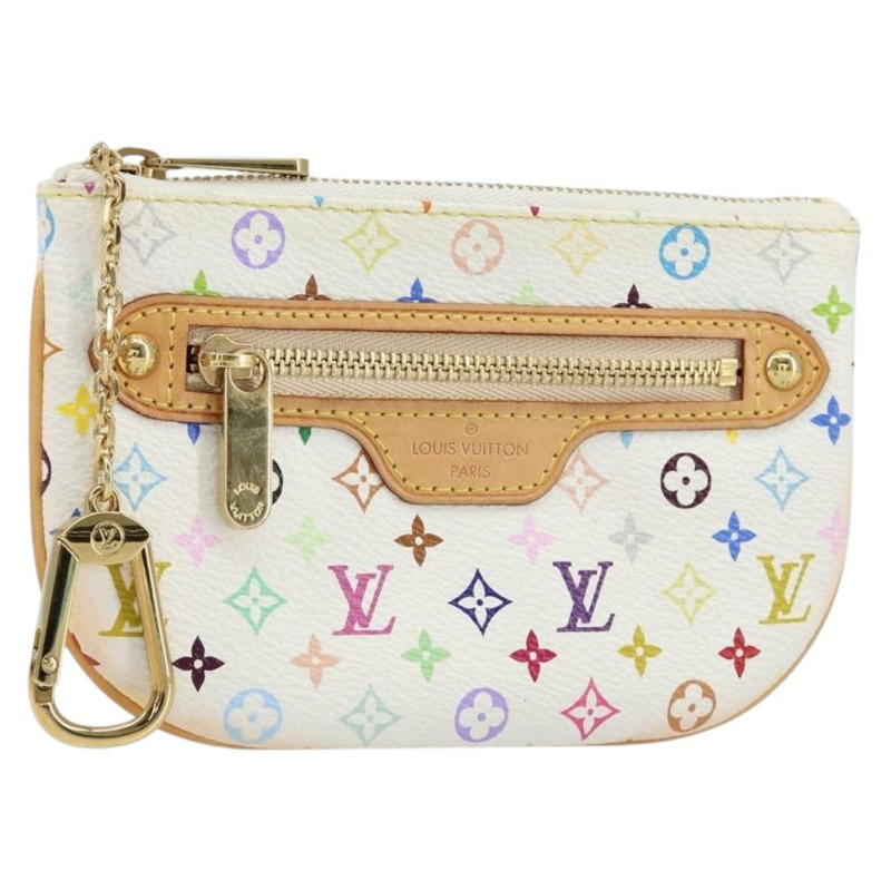 【日本直送】路易威登 Monogram Multicolor Pochette MM 手拿包 白色 M60028 LV 正品 gh1170V-0