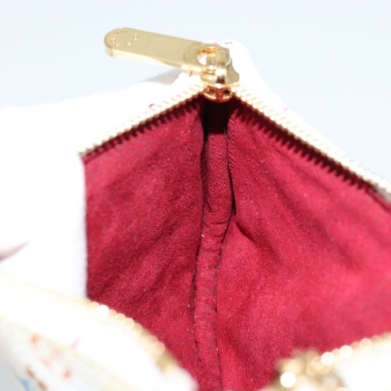 【日本直送】路易威登 Monogram Multicolor Pochette MM 手拿包 白色 M60028 LV 正品 gh1170V-17