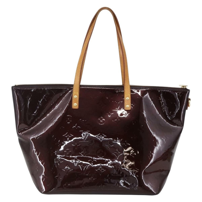 【日本直送】路易威登 Monogram Vernis Bellevue GM 手提包 Amarante M93589 正品 149163-1