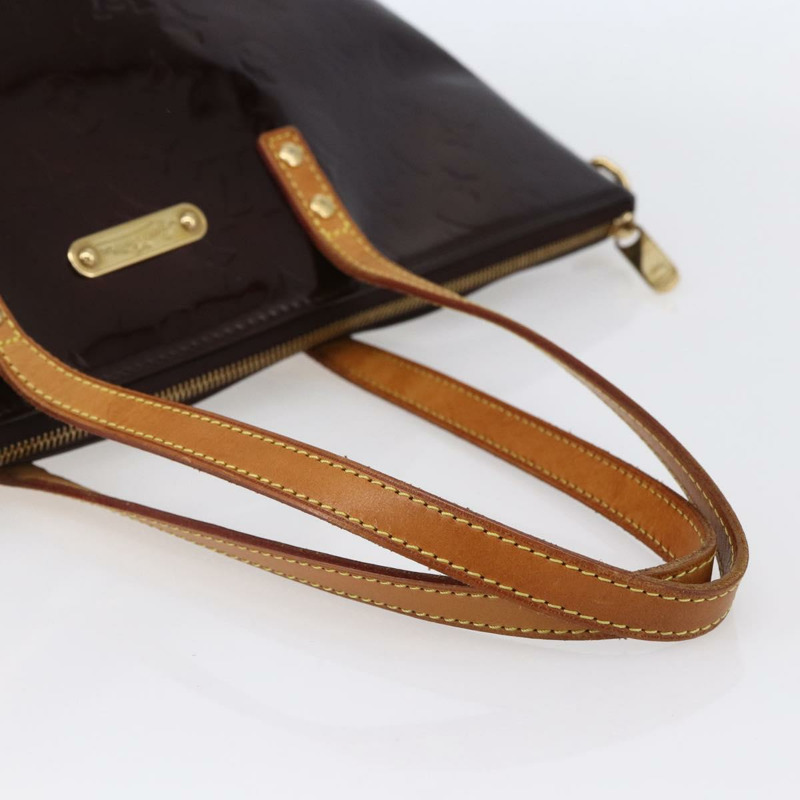 【日本直送】路易威登 Monogram Vernis Bellevue GM 手提包 Amarante M93589 正品 149163-6