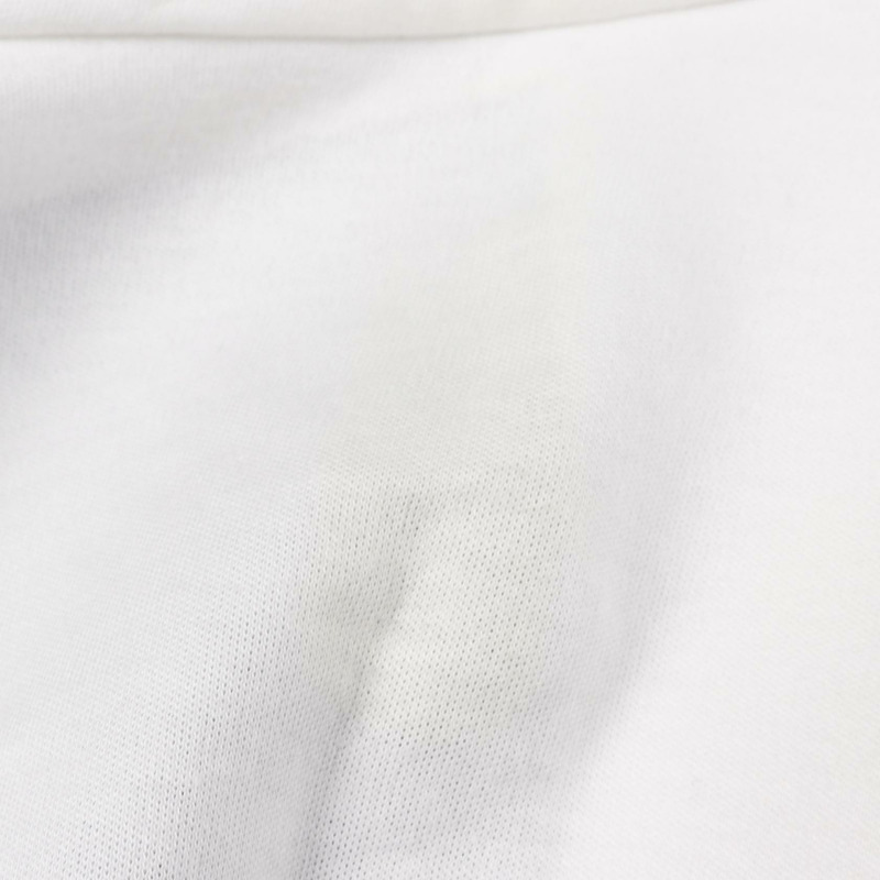 路易威登 (LOUIS VUITTON) 經典袖拉鍊連帽衫，純棉材質，白色/黑色，二手，女款 L 碼-5