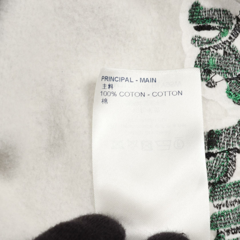 路易威登 TOURIST VS PURIST 硬質連帽衫,純棉材質,灰綠色,二手,男款 XL 碼-3