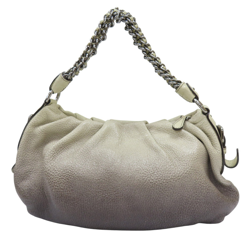 黑白漸層 牛皮 肩背包【PRADA 普拉達】-1