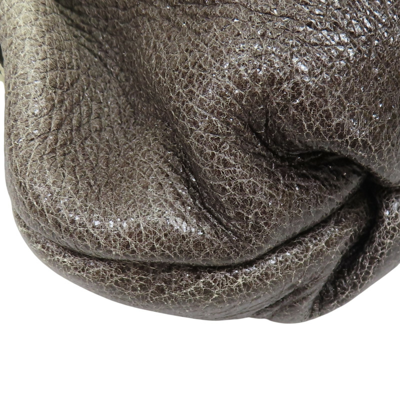 黑白漸層 牛皮 肩背包【PRADA 普拉達】-8