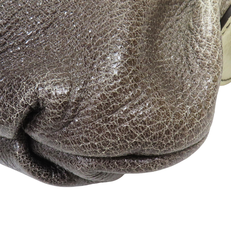 黑白漸層 牛皮 肩背包【PRADA 普拉達】-11