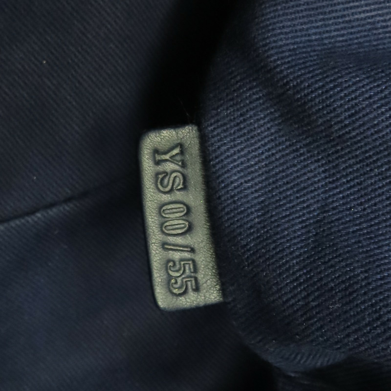 藍色 提花帆布 牛皮 手提包 【CELINE 賽琳】-8