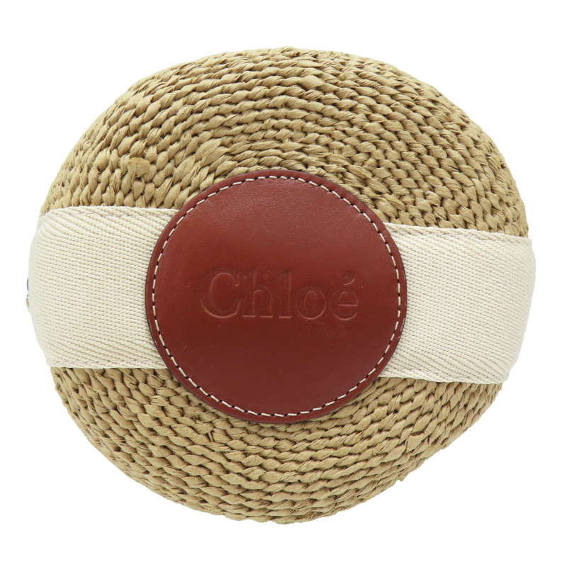 亞麻 Woody Basket 草編 水桶包 肩背包【Chloe 克羅伊】-3