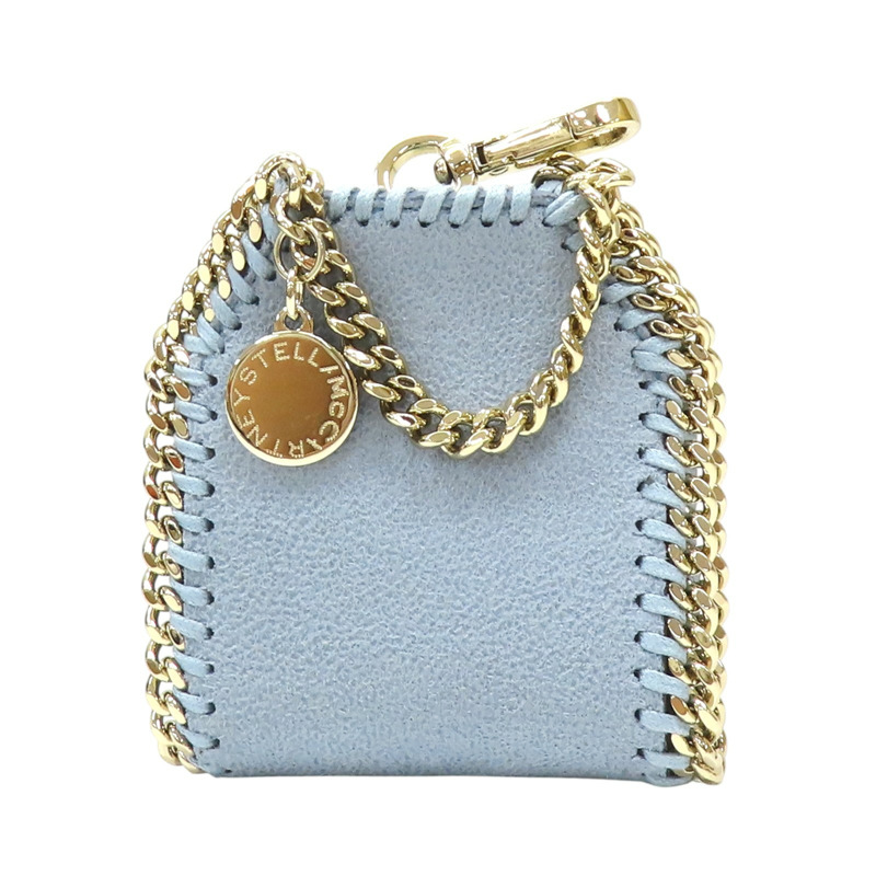 藍色 絨布 吊飾 零錢包 SU25 7V0108【Stella McCartney 史黛拉·麥卡尼】 SU25 7V0108-0