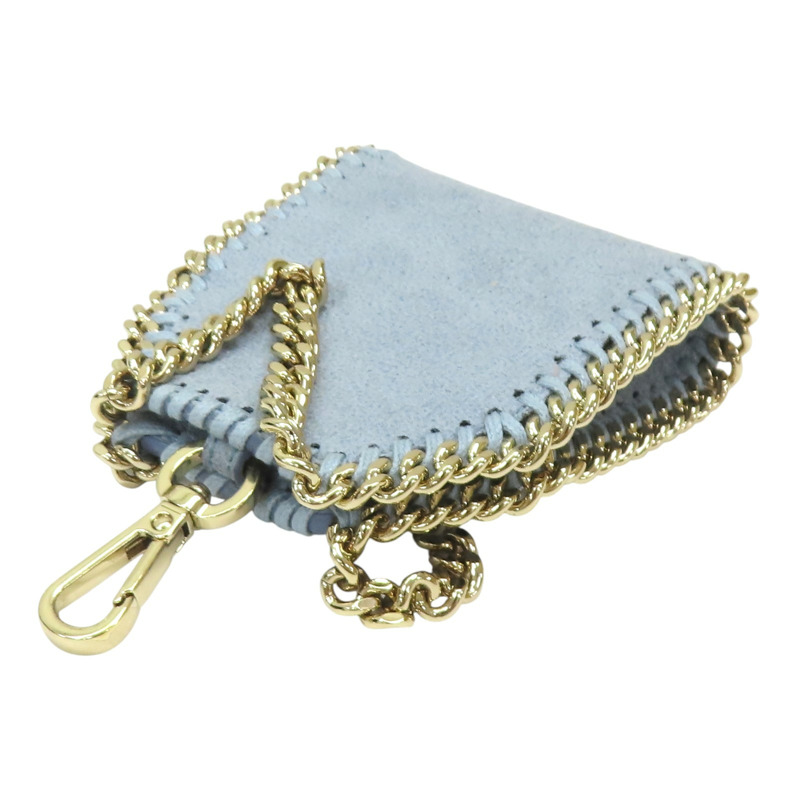 藍色 絨布 吊飾 零錢包 SU25 7V0108【Stella McCartney 史黛拉·麥卡尼】 SU25 7V0108-3