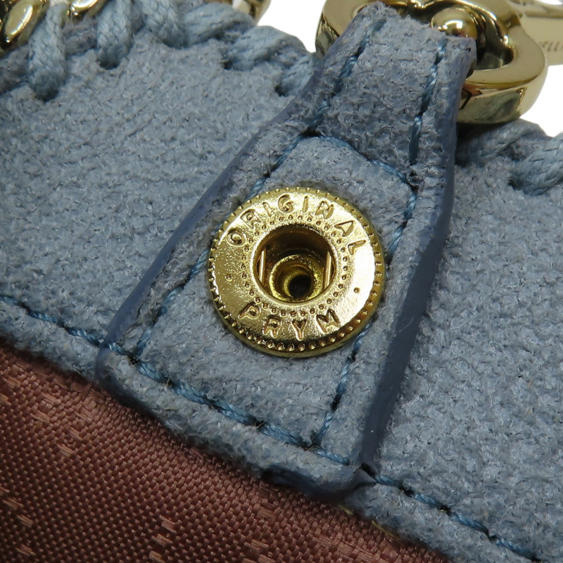 藍色 絨布 吊飾 零錢包 SU25 7V0108【Stella McCartney 史黛拉·麥卡尼】 SU25 7V0108-7