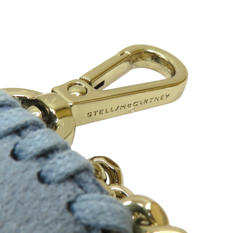 藍色 絨布 吊飾 零錢包 SU25 7V0108【Stella McCartney 史黛拉·麥卡尼】 SU25 7V0108-8