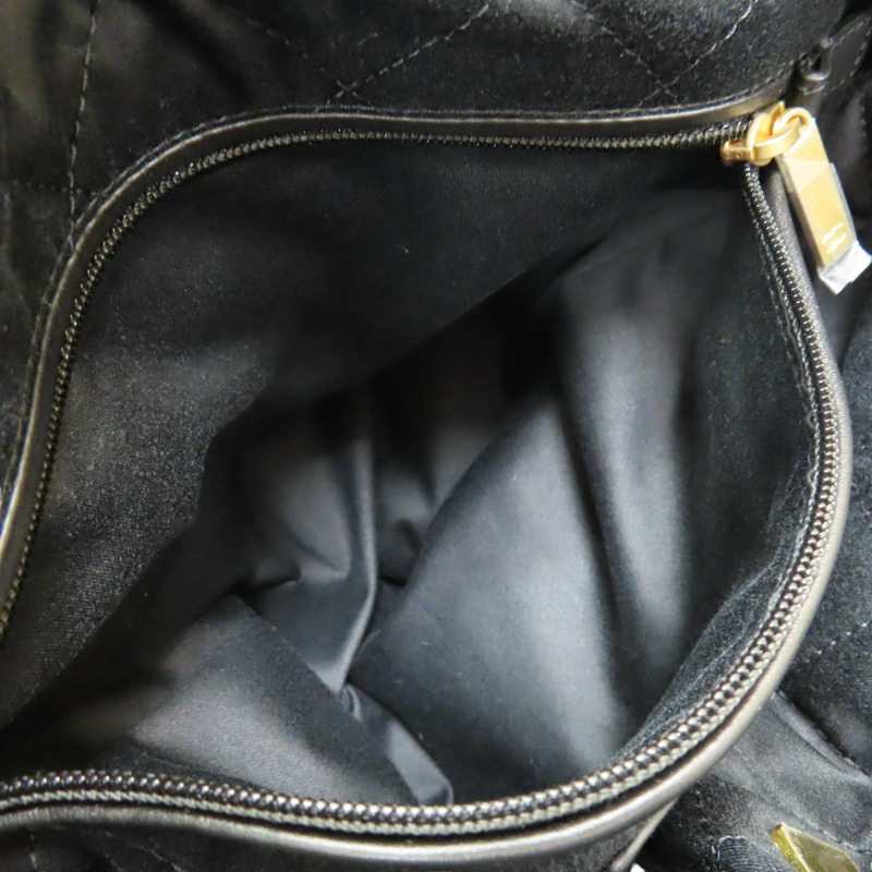 黑色 荔枝紋牛皮 22 後背包【CHANEL 香奈兒】 AS3859-6