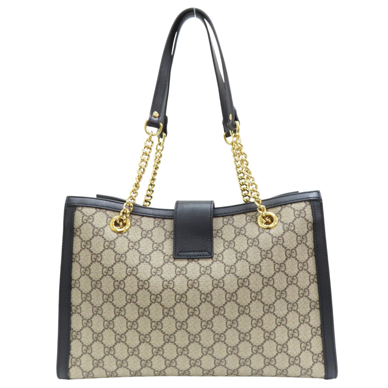 黑色 PVC塗層帆布 肩背包【GUCCI 古馳】 479197-1