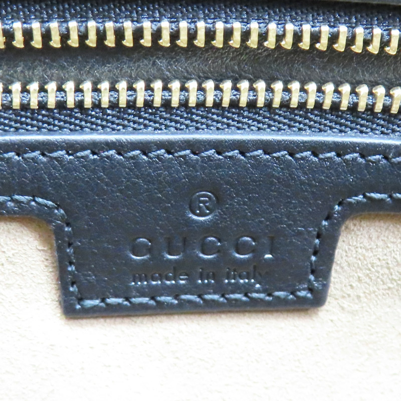 黑色 PVC塗層帆布 肩背包【GUCCI 古馳】 479197-6