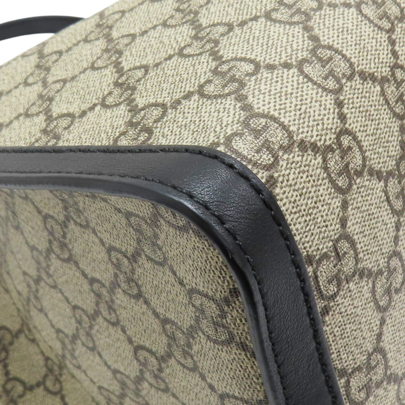 黑色 PVC塗層帆布 肩背包【GUCCI 古馳】 479197-9