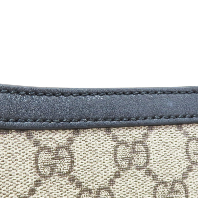 黑色 PVC塗層帆布 肩背包【GUCCI 古馳】 479197-13