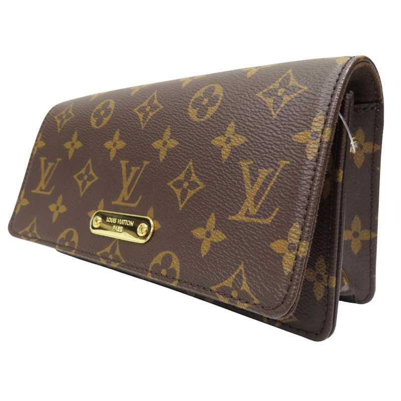 棕色 原花 PVC塗層帆布 鍊帶 肩背包【LOUIS VUITTON LV 路易威登】 M82509-2