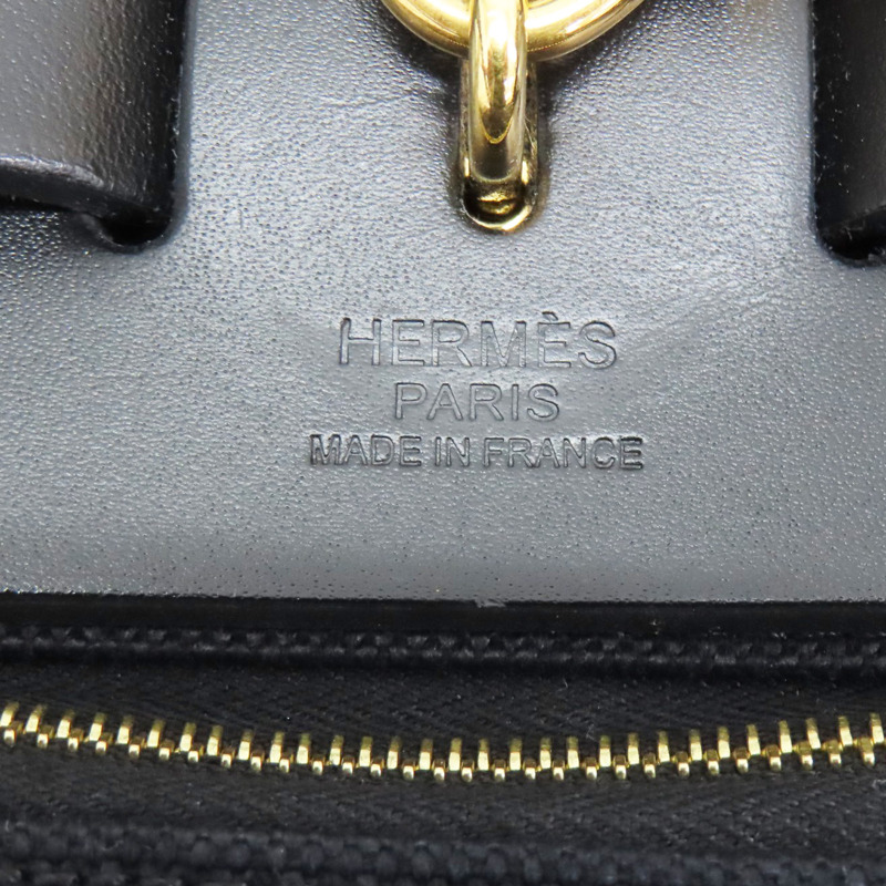 黑色 帆布 Herbag 31 兩用包 U刻【HERMES 愛馬仕】-7
