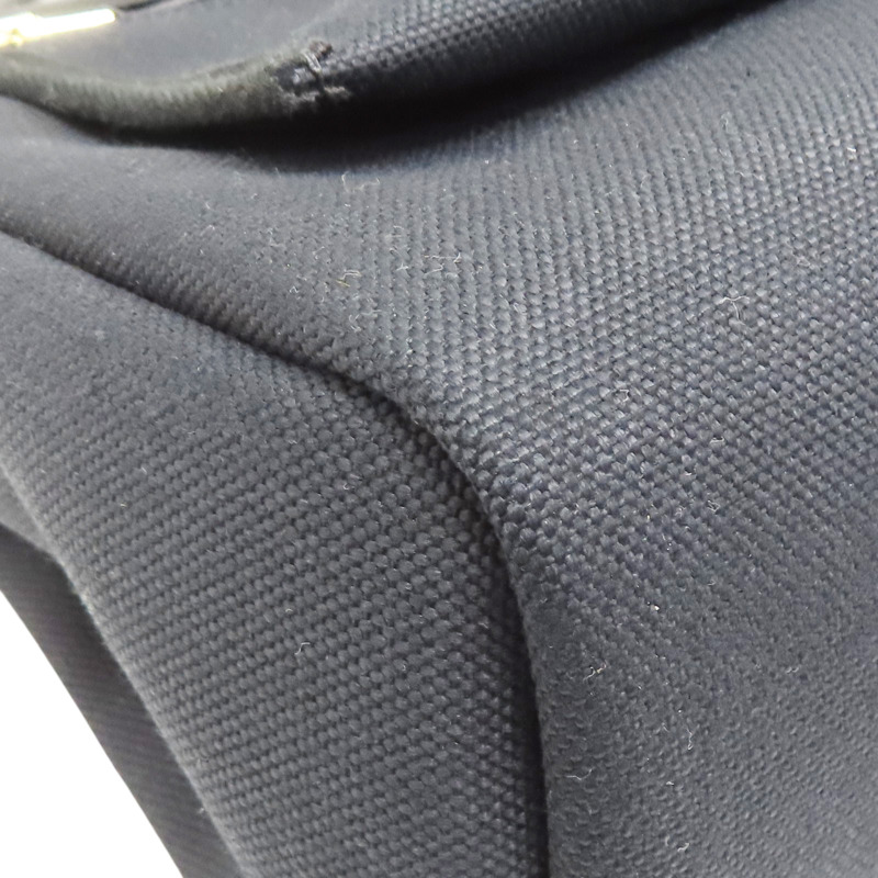 黑色 帆布 Herbag 31 兩用包 U刻【HERMES 愛馬仕】-11