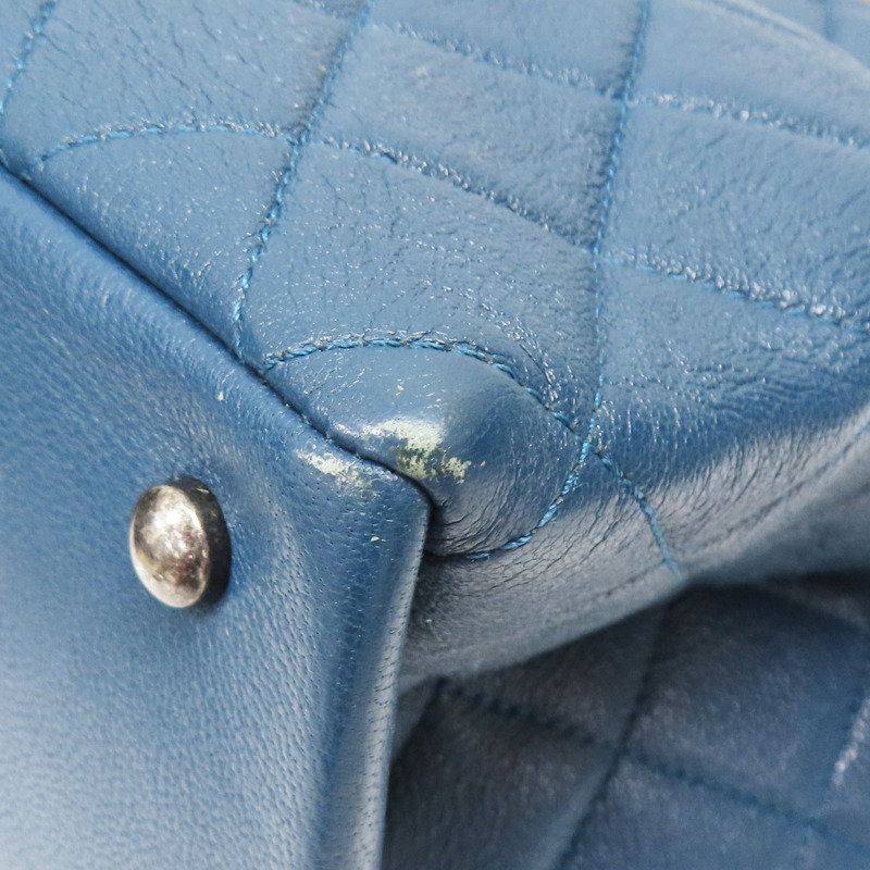 藍色 牛皮 兩用包【CHANEL 香奈兒】-14