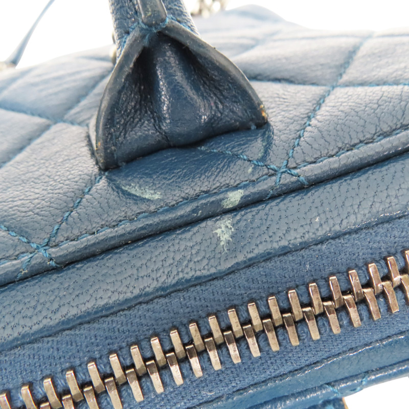 藍色 牛皮 兩用包【CHANEL 香奈兒】-16